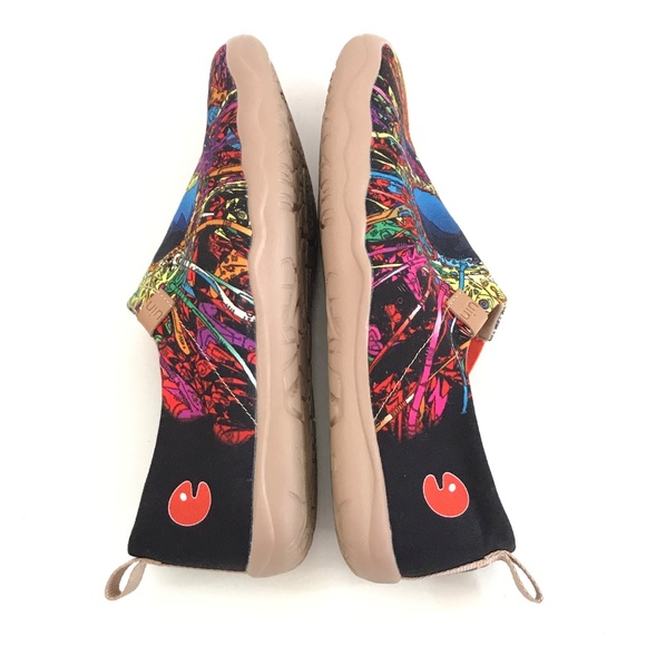 UIN No Body Artistic Slip-On Shoes Vibrant Loafers Women’s Size 10 - Picture 14 of 16